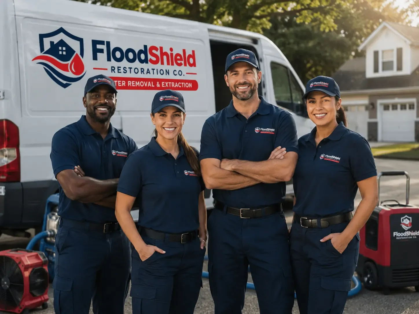 Flood Damage Restoration company in Osgood, OH